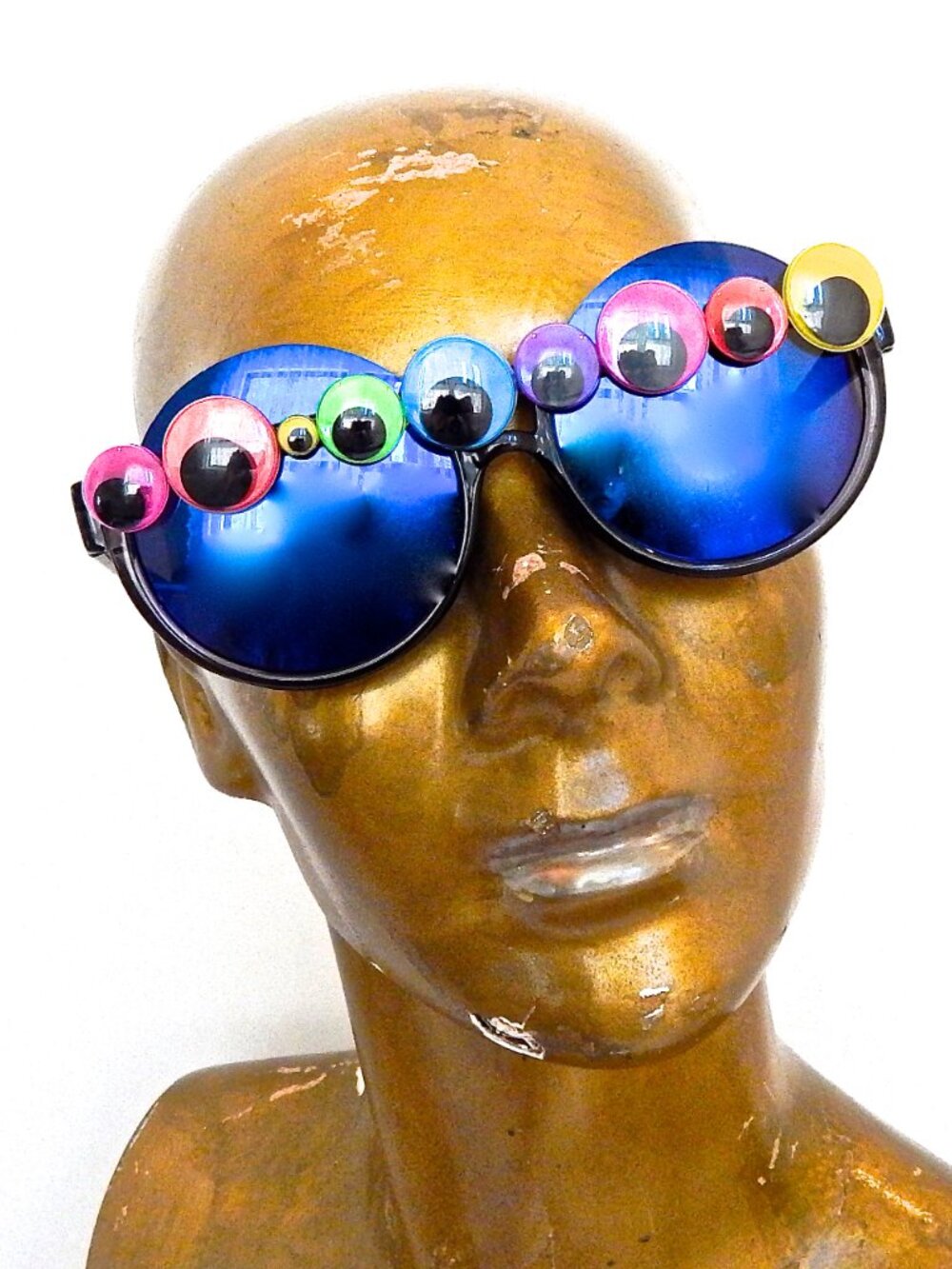 GASOLINE GLAMOUR PSYCHO BAZAAR ACID PEEKABOO SUNGLASSES 👀🌈💎